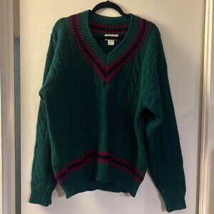 Vintage 90s "Gap" Wool Varsity Sweater (Size L)